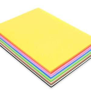 Schuimrubber pakket met 15 kleurrijke vellen, ideaal voor creatief knutselen en diverse projecten.