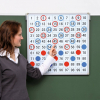 Honderdveld met markeertekens - magnetisch