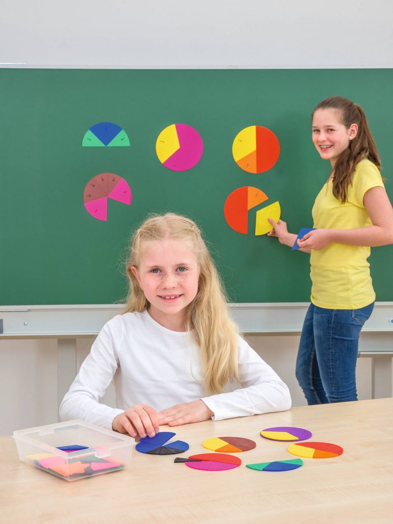 86916_e Rekenen Breuken Taartstukken Magnetisch Set