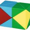 Kubus opgebouwd uit 24 magnetische driehoeken - Afbeelding 3