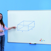 Schoolbord Whiteboard 180x120cm