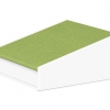 Speelplatform overgangshelling klein 50x50cm