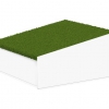 Speelplatform overgangshelling 75x75cm