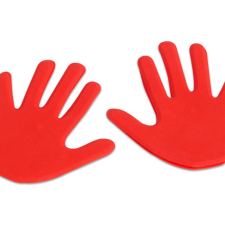 Anti slip hand, set van 2 rode