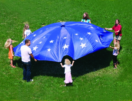 Parachute met sterren dia 5m