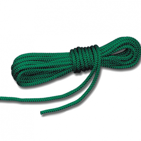 Gevlochten touw 10 m groen