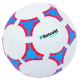Voetbal rubber, blauw/rood