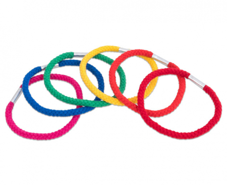Rainbow-gekleurde ringen, set van 6