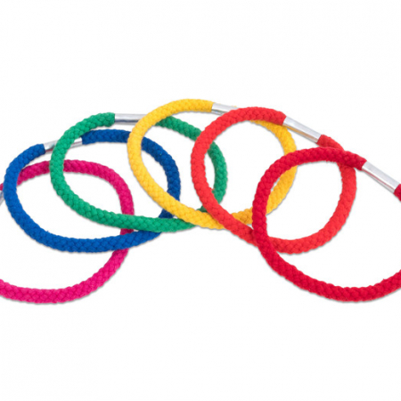 Rainbow-gekleurde ringen, set van 6