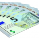 Magnetische euro's aanvulset 5 euro biljetten, 5 stuks