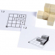 Cubo 3D werkkaarten voor het 3D inzicht, moeilijkheidsgraad 2, zonder blokken