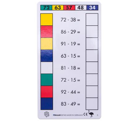 Cube Control-set 7-ex. +/-tot 100 (struisvogel)