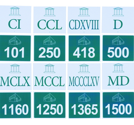 Romeinse getallen 100-2100