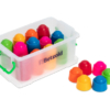 Regenboog dopjes (60 stuks)