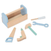 Houten speelgoed gereedschapset
