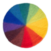 Mat Vilt Regenboog - 50cm
