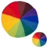 Mat Vilt Regenboog - 50cm - Afbeelding 3