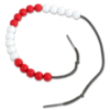 Rekenketting tot 20 (rood/wit - 2 stuks) - Afbeelding 2
