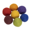 Balletjes Vilt - Regenboog 12 kleuren (240 stuks) - Afbeelding 2
