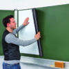 Oprolbaar magnetisch white board 90x125 cm