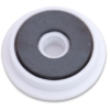 Magneten 2 cm 10 stuks. wit - Afbeelding 3