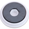 Magneten, 3 cm, 10 stuks., wit - Afbeelding 3