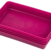 TreeNside Biokunststof sorteerschalen set 5/St. 26 x 18 x 12 roze - Afbeelding 3