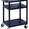 Multifunctionele trolley, zwart - Afbeelding 3
