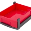 Kleine lade - rood/zwart frame