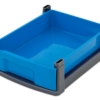Kleine lade - blauw/zwart frame