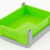 Kleine lade - groen/grijs frame