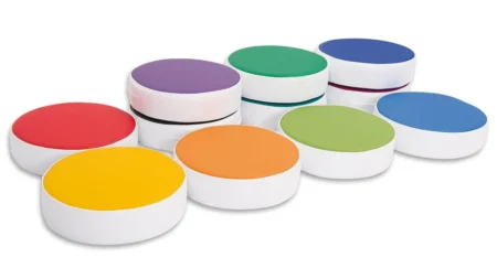 Regenboog Zitkussen Set 12/St.
