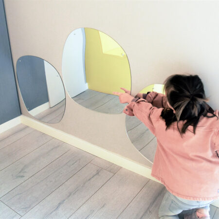 Organische Acryl Spiegel Set 4/St.