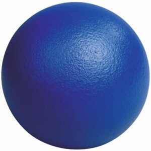 Zachte paarse softbal met een diameter van 21 cm, gemaakt van hoogwaardig schuim met een coatinglaag.