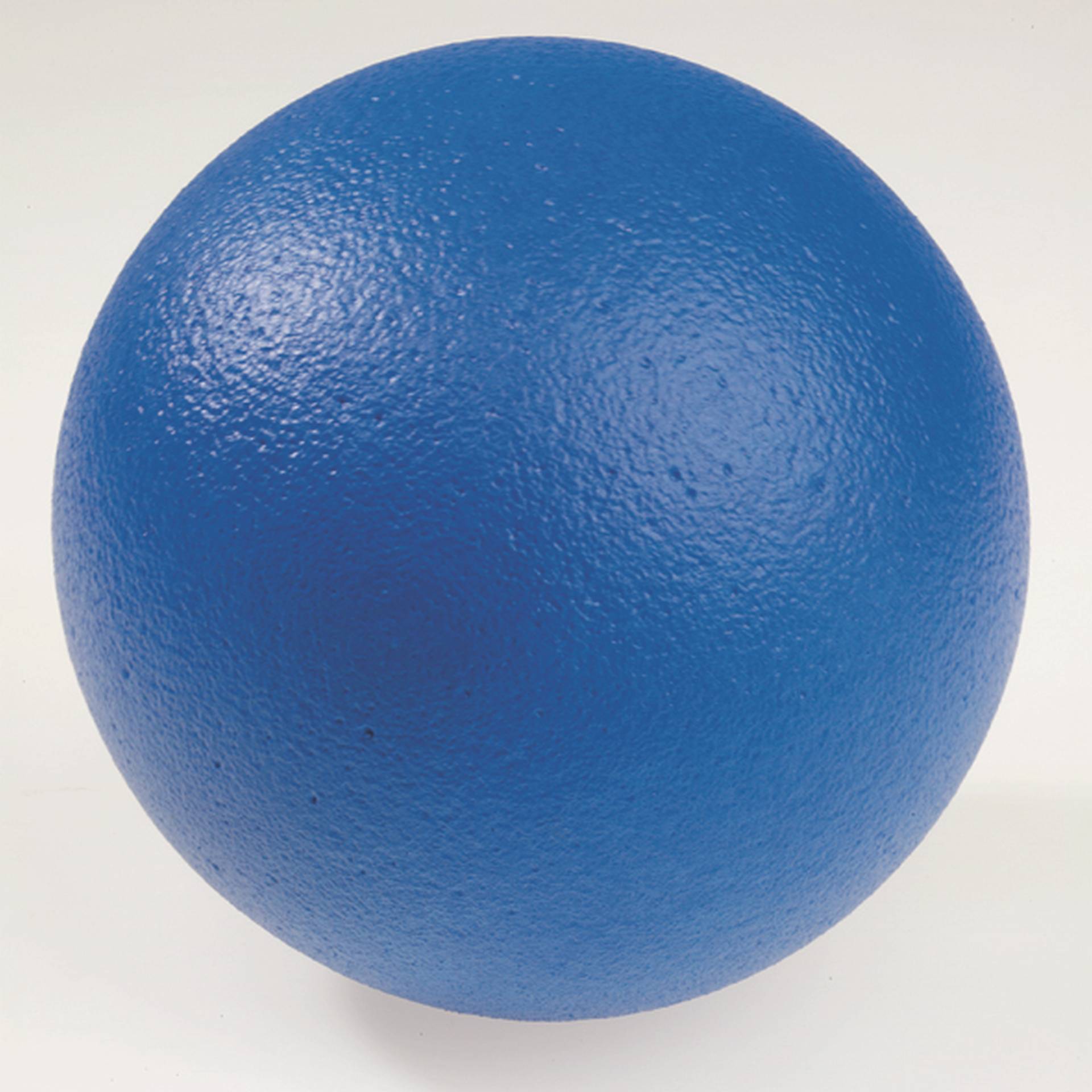 Zachte blauwe softbal met een diameter van 18 cm, gemaakt van hoogwaardig schuim met een coating. Geschikt voor gym en bui...