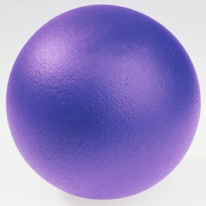 Zachte lila softbal met een diameter van 15 cm, gemaakt van hoogwaardig schuim met een coatinglaag.