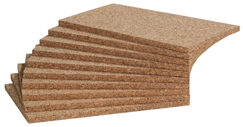 Kurken plankjes van 25x15 cm, stapelbaar, ideaal voor hamerspel en motorische ontwikkeling van kinderen.