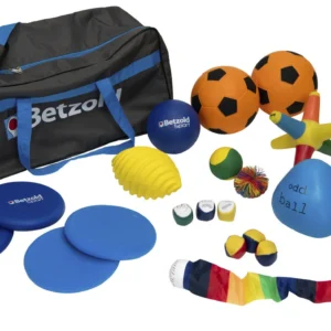 Ballen set in BigBag met 22-dlg, inclusief diverse ballen en spelmaterialen voor binnen- en buitenspel.
