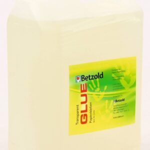 Papierlijm set in een grote fles, geurloos en oplosmiddelvrij, ideaal voor veilig knutselen door kinderen.
