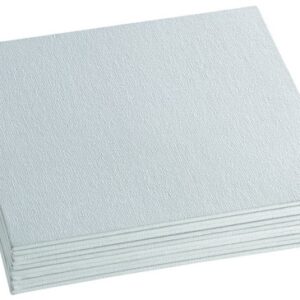 Canvas panelen 30 x 30 cm, set van 10 stuks, onbeschilderd en geschikt voor diverse creatieve projecten.