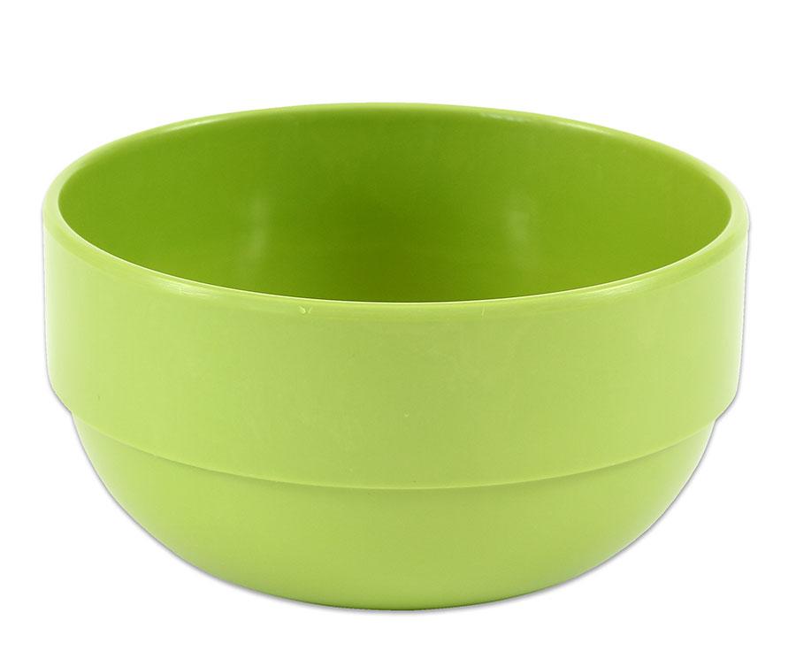 Klein groen bord van 11 cm, ideaal voor huis- en poppenhoek, gemaakt van stevig plastic.