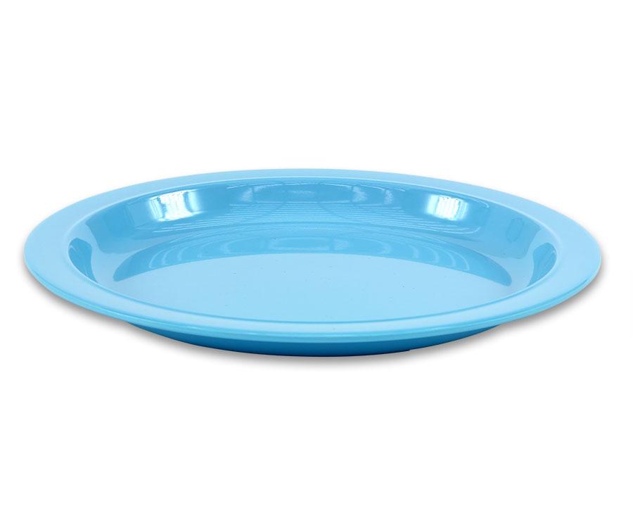 Medium soepkom van 21,5 cm in helder blauw, geschikt voor huis- en poppenhoek, leermiddelen en speelhoeken.