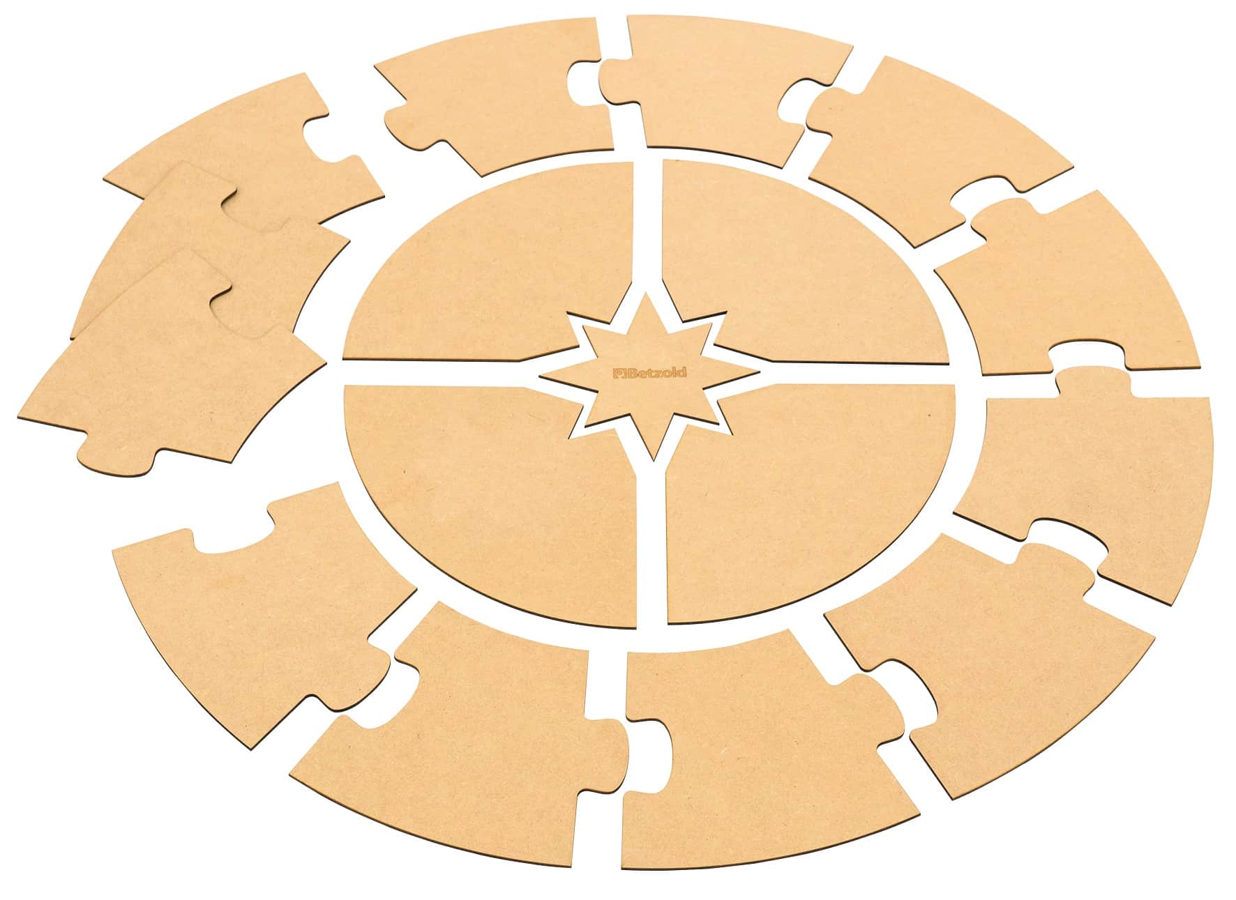 Montessori jaargetijden cirkel met seizoenssymbolen.