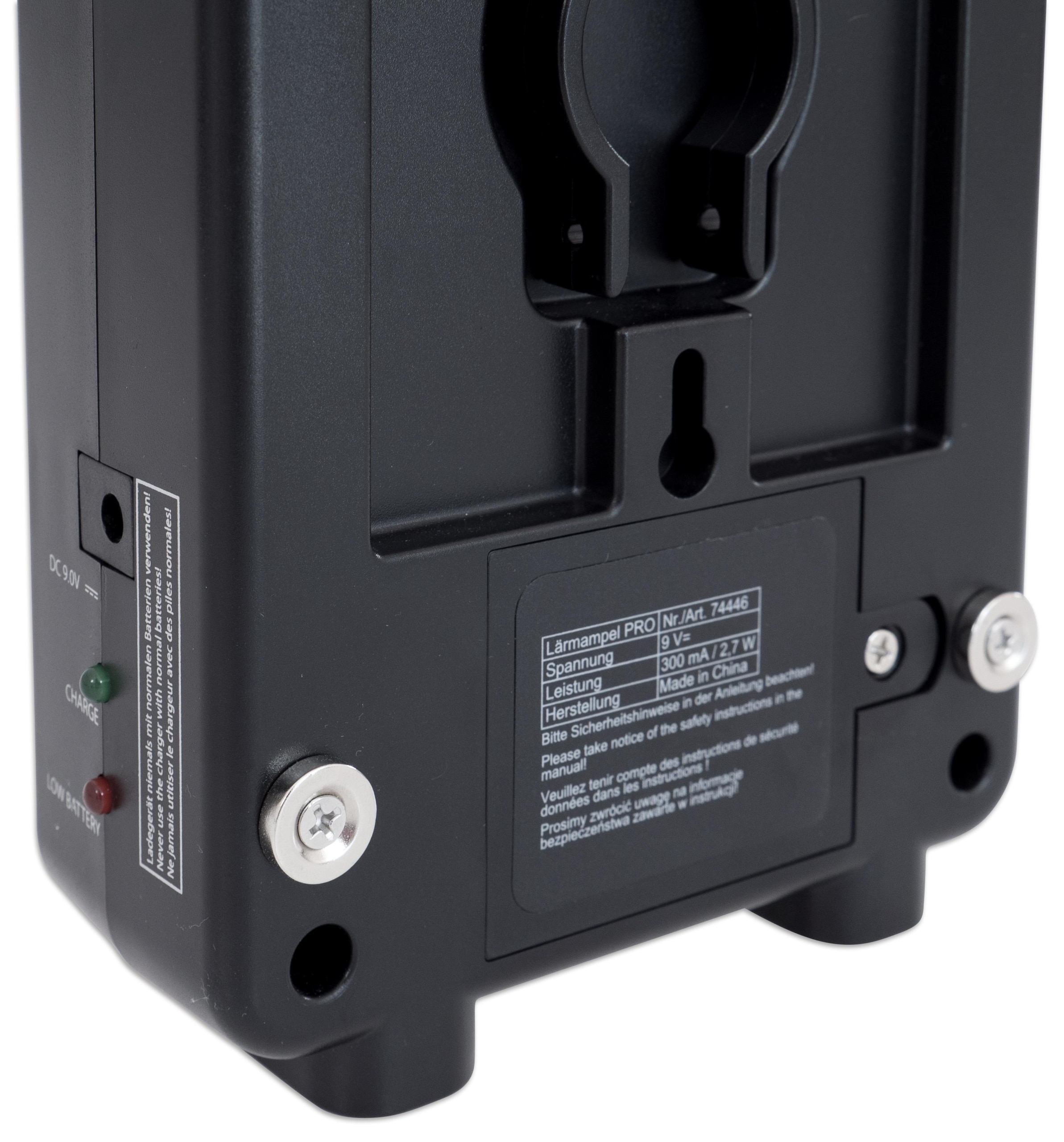 Set van 4 magneten voor ophangsysteem ter ondersteuning van noise control in klaslokalen.