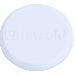 Witte magneten van 2 cm, set van 10 stuks, geschikt voor gebruik op het bord in klassenmanagement.