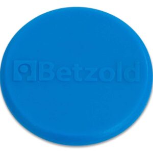 Blauwe magneten van 3 cm, set van 10 stuks, geschikt voor gebruik op het bord in klassenmanagement.
