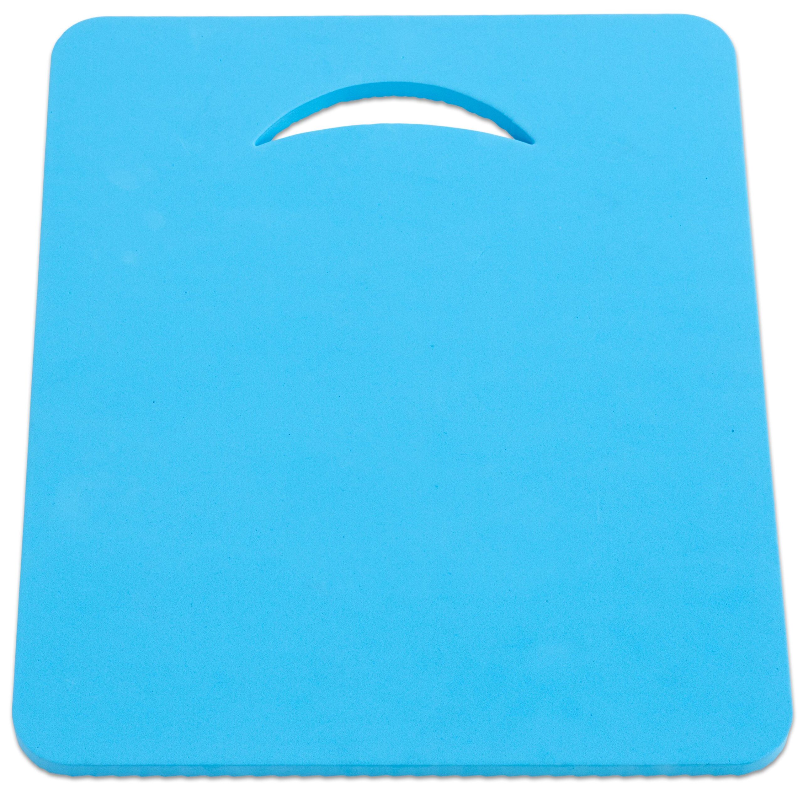 Blauwe zitkussens met geribbeld oppervlak, set van 2, ideaal voor extra comfort en ondersteuning.