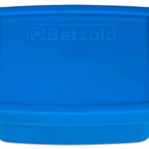 Mini opbergdoos van 200ml in blauw, met een stevige deksel en klapvergrendeling. Geschikt voor sorteren en opbergen.