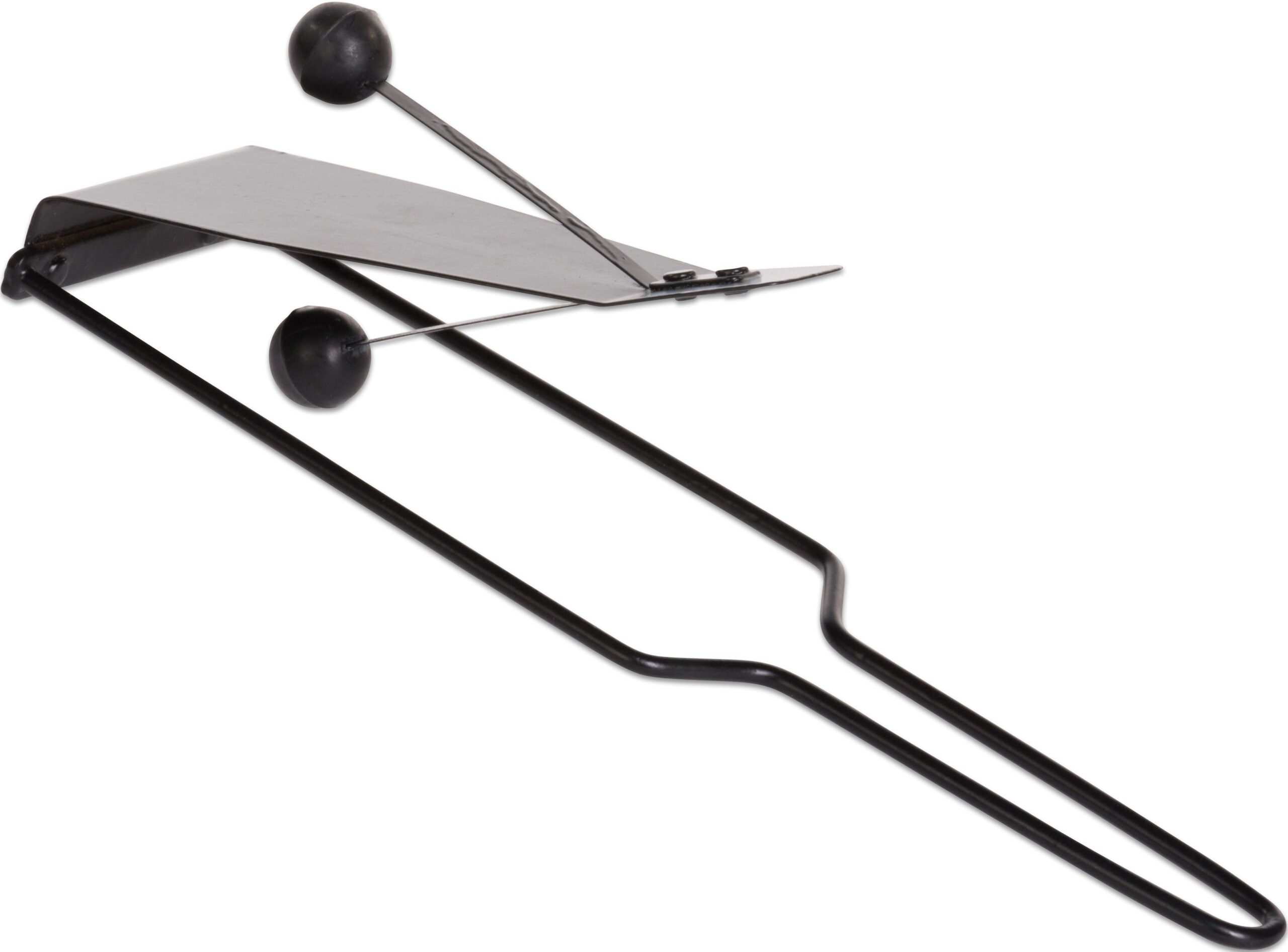 Flexaton: een metalen hulpmiddel met een lange steel en een bal, ontworpen voor veelzijdig gebruik in de keuken.