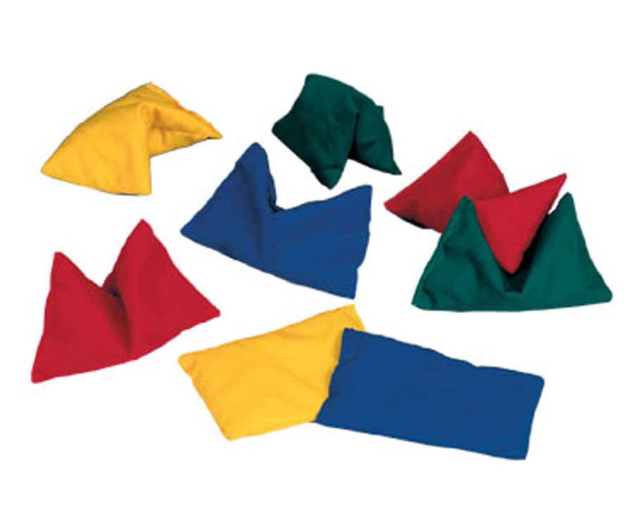 Pittenzakjes in verschillende kleuren, waaronder rood, met afmetingen van 14 x 8 cm en een gewicht van 80 gram.
